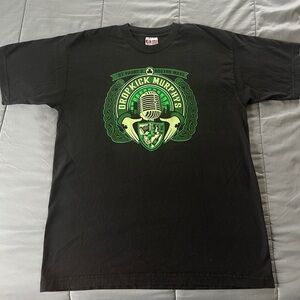 2011 Dropkick Murphys Boston Black T-Shirt XL nice fade ; clean ready to rock